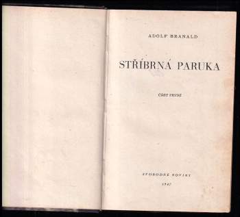 Adolf Branald: Stříbrná paruka