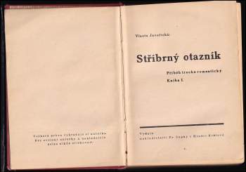 Vlasta Javořická: Stříbrný otazník