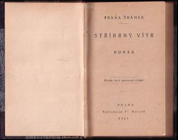 Fráňa Šrámek: Stříbrný vítr