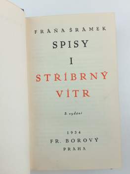 Fráňa Šrámek: Stříbrný vítr