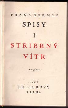 Fráňa Šrámek: Stříbrný vítr