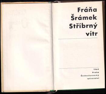 Fráňa Šrámek: Stříbrný vítr