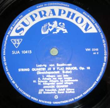 Ludwig van Beethoven: String Quartets Op. 18 No. 6 And Op. 135