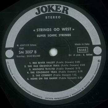Super Sonic Strings: Strings Go West