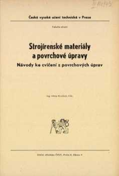 Strojírenské materiály a povrchové úpravy