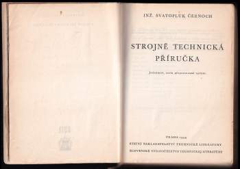Svatopluk Černoch: Strojně technická příručka