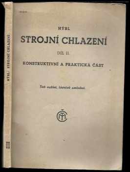 Jaroslav Hýbl: Strojní chlazení