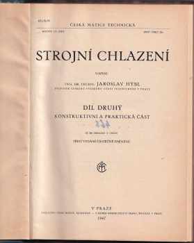Jaroslav Hýbl: Strojní chlazení