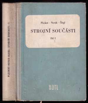 Vítězslav Novák: Strojní součásti