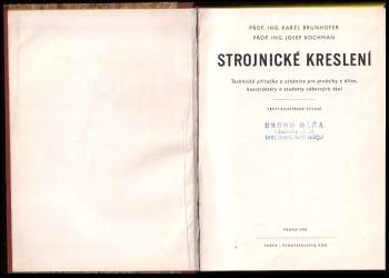 Josef Kochman: Strojnické kreslení