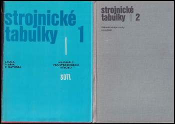 Jaromír Fiala: Strojnické tabulky 1 + 2 (materiály pro strojírenskou výrobu + základní strojní prvky a součásti)