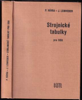 Strojnické tabulky pro střední odborná učiliště
