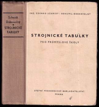 Bohumil Dobrovolný: Strojnické tabulky