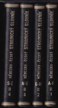 Strojnický slovník německo-česko-slovenský, 2. díl : Všeobecné strojnictví, svazek 1. - 4.