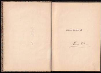 Marie Calma: Strom poznání