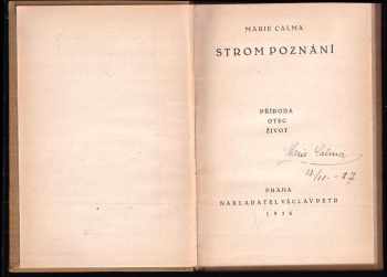 Marie Calma: Strom poznání