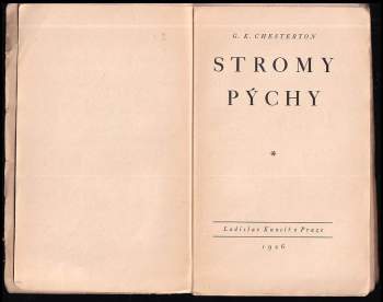 G. K Chesterton: Stromy pýchy