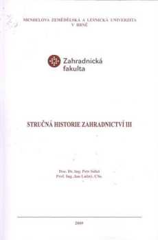 Jan Lužný: Stručná historie zahradnictví