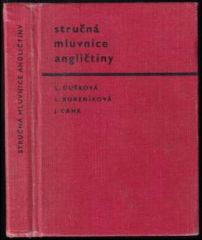 Libuše Bubeníková: Stručná mluvnice angličtiny