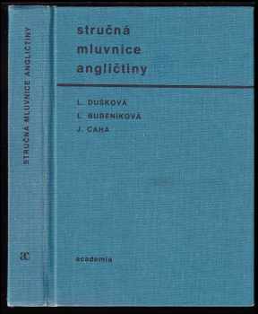 Libuše Bubeníková: Stručná mluvnice angličtiny