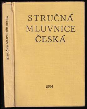 Stručná mluvnice česká