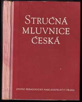 Bohuslav Havránek: Stručná mluvnice česká pro školy všeobecně vzdělávací