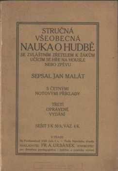 Stručná všeobecná nauka o hudbě