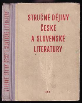 Stručné dějiny české a slovenské literatury