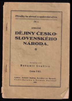 Stručné dějiny československého národa