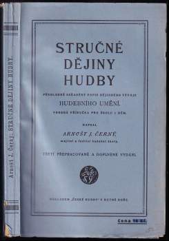 Arnošt Julius Černý: Stručné dějiny hudby