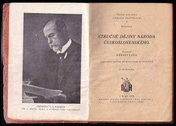 Arnošt Caha: Stručné dějiny národa československého