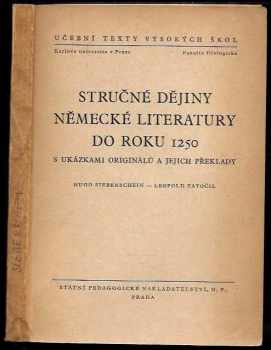 Stručné dějiny německé literatury do roku 1250