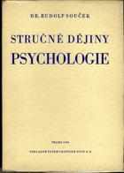 Rudolf Souček: Stručné dějiny psychologie