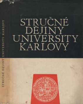 Stručné dějiny University Karlovy