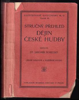 Jaromír Borecký: Stručný přehled dějiny české hudby