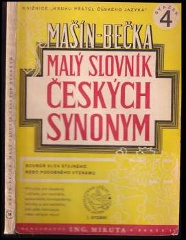 Stručný slovník českých synonym