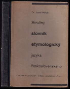Stručný slovník etymologický jazyka československého