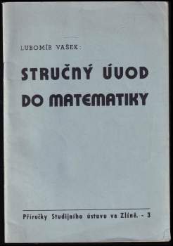Stručný úvod do matematiky