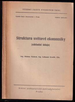 Struktura světové ekonomiky (základní údaje)