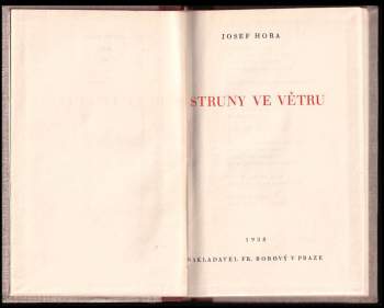 Josef Hora: Struny ve větru