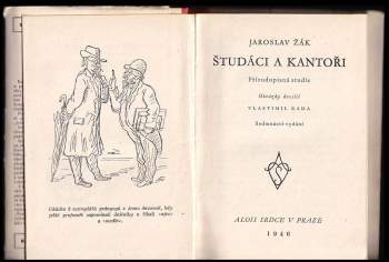 Jaroslav Žák: Študáci a kantoři
