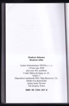 Vladimír Nálevka: Studená válka