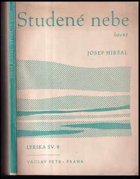 Studené nebe - Josef Hiršal (1944, Václav Petr) - ID: 527668