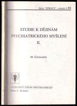 Studie k dějinám psychiatrického myšlení