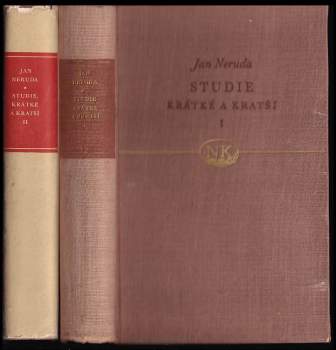 Jan Neruda: Studie krátké a kratší I
