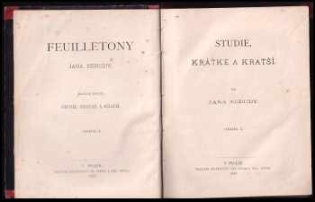 Jan Neruda: Studie, krátké a kratší