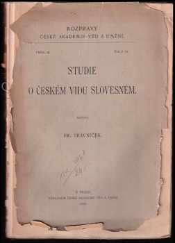 Studie o českém vidu slovesném