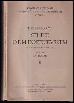 Studie o F.M. Dostojevském