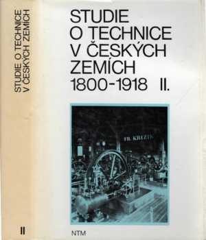František Jílek: Studie o technice v českých zemích 1800-1918