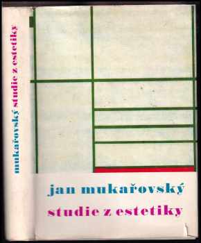 Jan Mukařovský: Studie z estetiky